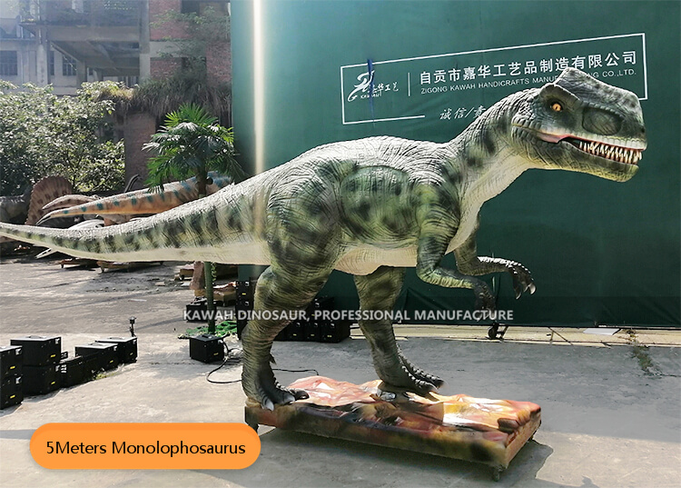 专业设计景区公园室内户外展览专用摆件电动发声单脊龙