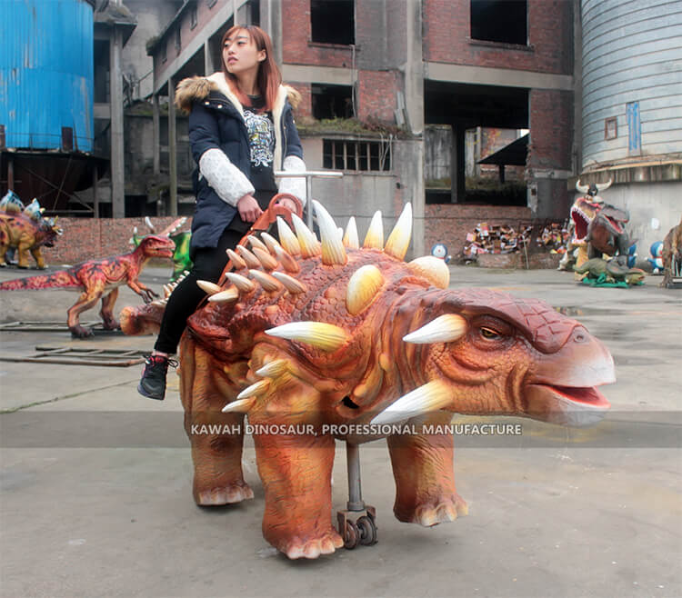 超时间续航电动发声甲龙恐龙走龙玩具大人小孩互动游乐场引流