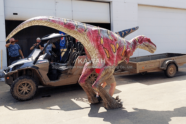 超轻灵活的逼真恐龙服装