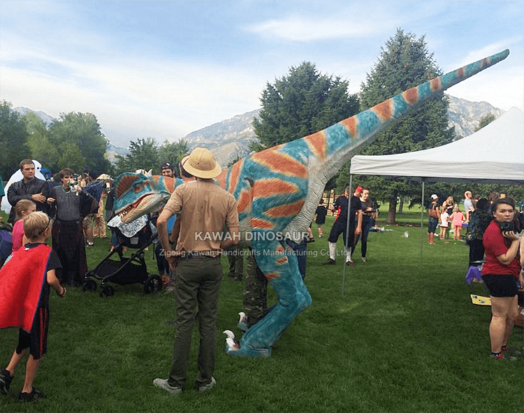 恐龙表演服主题公园恐龙大作战