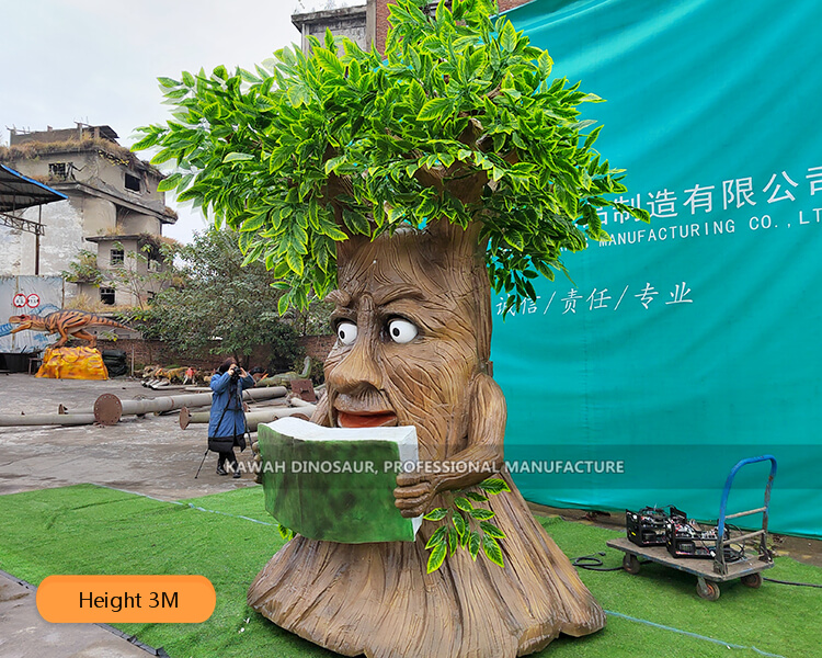 软胶电动发声支持来图定制展览引流仿真童话树圣诞树模型