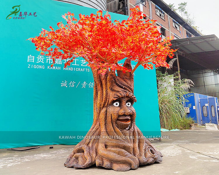 3米高巨型发声电动童话树模型